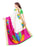 Off White, Pink, Multi Color Poly Silk Saree only in Bigswipe