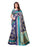 Navy Blue, Turquoise, Multi Color Poly Silk Saree only in Bigswipe