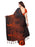 Orange, Black Color Shimmer (Chiffon) Saree only in Bigswipe