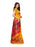 Yellow, Maroon, Multi Color Poly Silk Saree