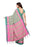 Beige, Pink, Turquoise Color Cotton Silk Saree only in Bigswipe