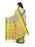 Beige, Green, Yellow Color Cotton Silk Saree only in Bigswipe