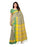 Beige, Green, Yellow Color Cotton Silk Saree only in Bigswipe