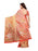 Peach, Pink, Multi Color Leno (Cotton Silk) Saree only in Bigswipe