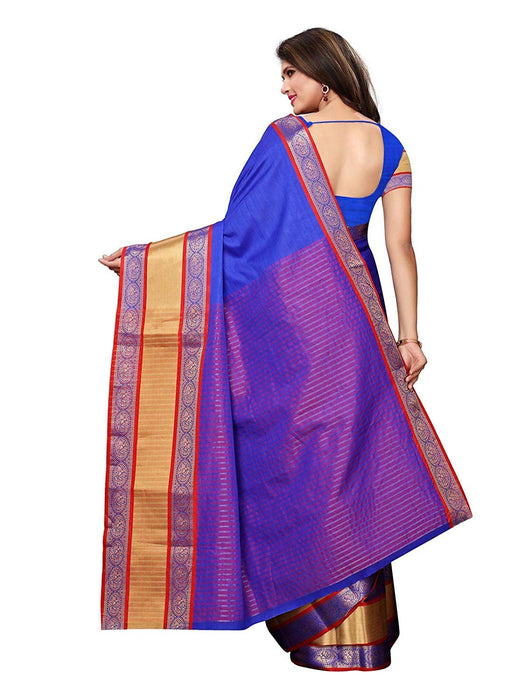 Blue Color Poly Silk Saree only in Bigswipe