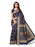 Navy Blue, Beige Color Art Silk (Kashmiri Silk) Saree only in Bigswipe