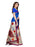 Blue, Off White, Multi Color Poly Silk Saree only in Bigswipe