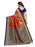 Navy Blue, Red, Multi Color Poly Silk Saree only in Bigswipe