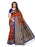 Navy Blue, Brown, Multi Color Poly Silk Saree only in Bigswipe