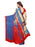 Beige, Blue, Multi Color Satin Saree only in Bigswipe