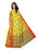 Yellow, Multi Color Poly Silk Saree