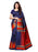 Navy Blue, Multi Color Art Silk Saree only in Bigswipe