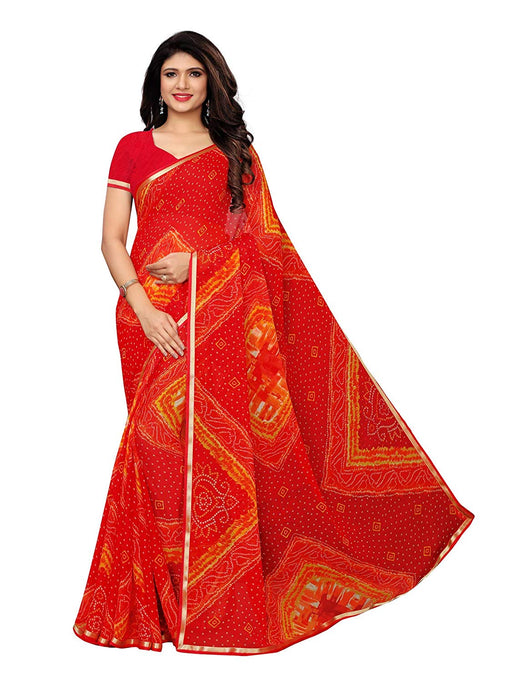 Maroon Color Chiffon Saree only in Bigswipe