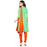 Glaze Cotton Fabric Green  Color Dress Material only in Bigswipe