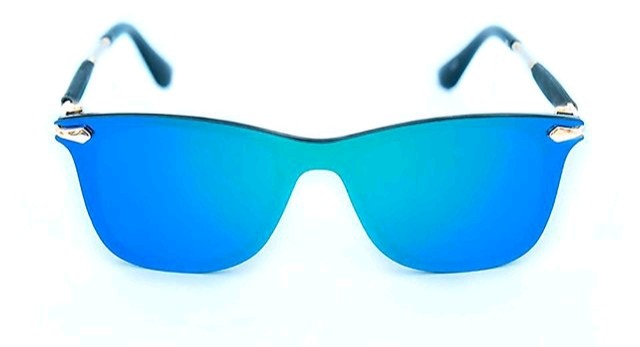 Unisex Premium Quality Blue Mercury Wayfarer Square Uv400 Protection*