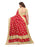 Red, Beige Color Poly Silk Saree