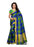 Green, Blue Color Poly Silk Woven Checks Work Saree only in Bigswipe