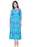 Blue Color Shibori Print Rayon Kurti only in Bigswipe