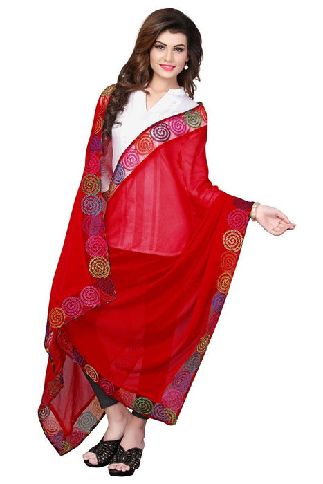 Nazneen Border Work Dupatta only in Bigswipe