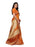 Orange Color Tussar Silk (Art Silk) Saree only in Bigswipe