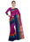 Pink,Multi Color Poly Silk Saree only in Bigswipe