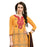 Chanderi Cotton Fabric Mustard Color Dress Material only in Bigswipe