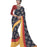 Georgette Digital Saree With Blouse-Navy Blue only in Bigswipe