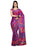 Pink,Blue Color Crushed Georgette Saree only in Bigswipe