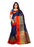 Navy Blue, Golden Color  Chanderi Silk Saree only in Bigswipe