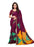 Magenta, Turquoise Color  Georgette Saree only in Bigswipe