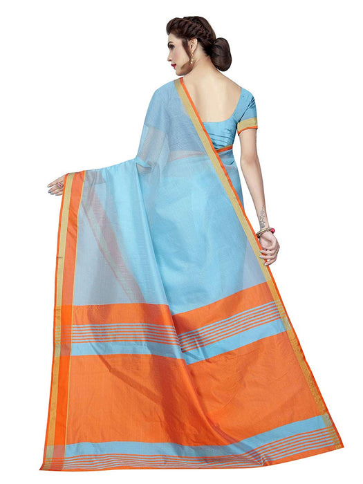 Blue Color Poly Silk Saree only in Bigswipe