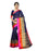 Navy Blue, Golden Color  Chanderi Silk Saree only in Bigswipe