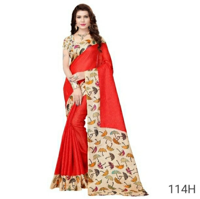 Party wear khadi silk Saree only in Bigswipe