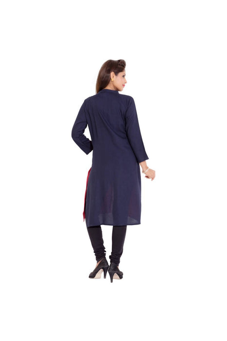 Women's Kurti - Round Neck - Polyster Material