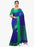 Blue, Turquoise Color Bhagalpuri Silk Saree only in Bigswipe