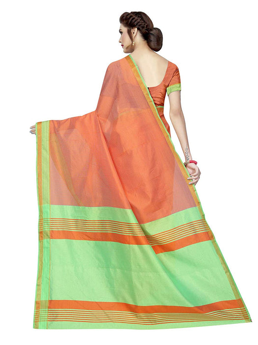 Peach Color Poly Silk Saree only in Bigswipe