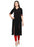 Black Color Plain, Buttons Rayon Kurti only in Bigswipe