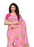 Pink, Multi Color Chiffon Printed Work Saree only in Bigswipe