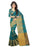 Peacock Green, Golden Color Chanderi Silk Saree only in Bigswipe