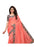 Peach Color Chanderi Silk Printed Work Saree only in Bigswipe