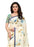 Off White, Navy Blue Color Chiffon Printed Work Saree only in Bigswipe