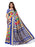 Blue, Multi Color Poly Silk Saree only in Bigswipe