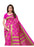 Pink, Beige Color Poly Silk Printed Work Saree only in Bigswipe