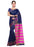 Navy Blue Color Cotton Silk Saree only in Bigswipe