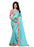 Light Blue Color Georgette Chiffon Saree only in Bigswipe