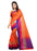 Orange Color  Bhagalpuri Silk Saree only in Bigswipe