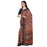 Crepe Fabric Multi Color Saree with Blouse only in Bigswipe