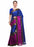 Navy Blue, Magenta Color Poly Silk Saree only in Bigswipe