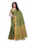 Green Color  Poly Linen Saree only in Bigswipe