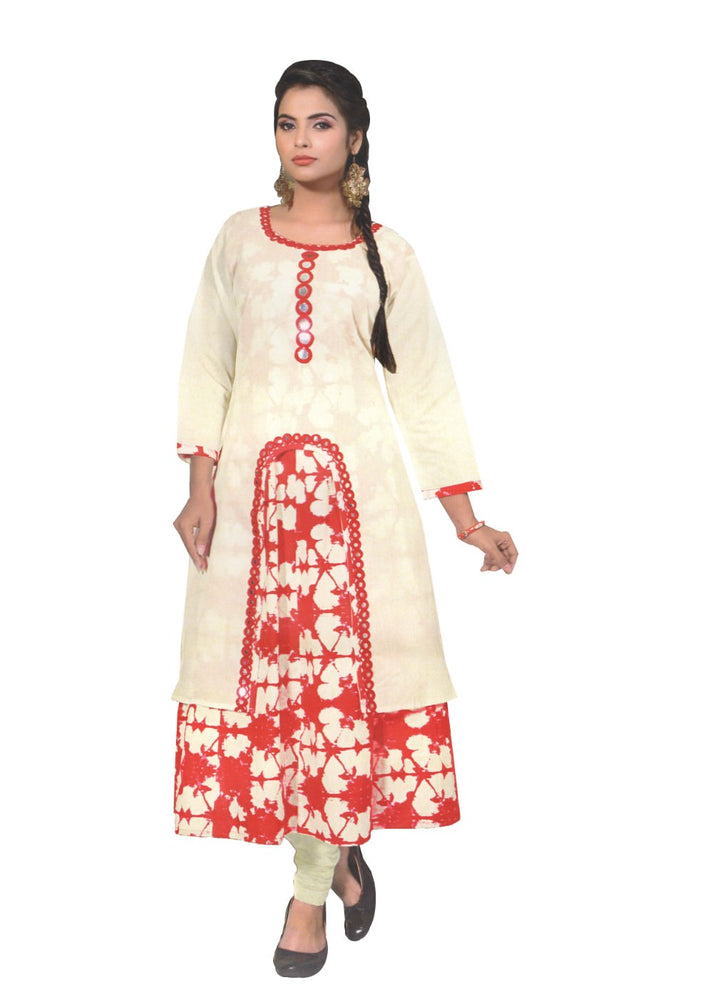 Printed Layered Women's Kurti only in Bigswipe